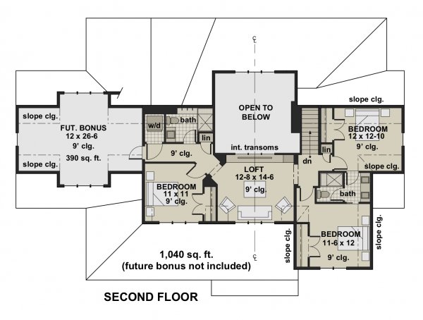 Click on house plans image to enlarge