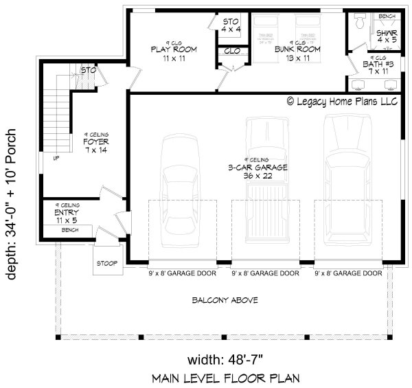 Click on house plans image to enlarge